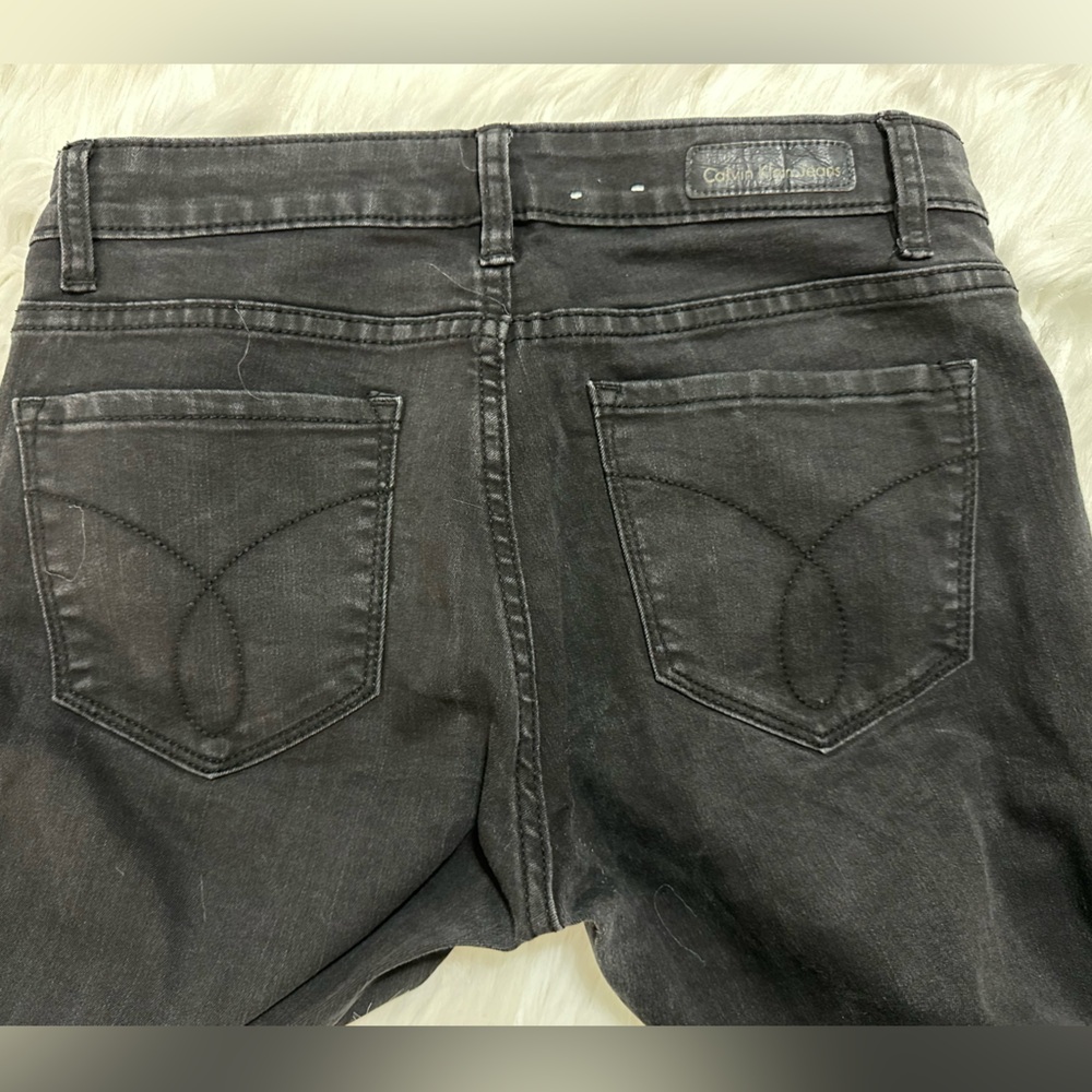 CALVIN KLEIN JEANS BLACK LEGGING JEAN WOMEN’S SIZE 28/6 EXCELLENT CONDITION - Picture 11 of 13